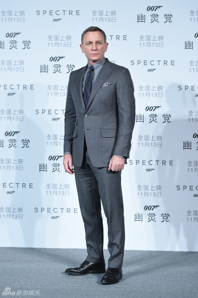 组图:《007:幽灵党》发布会丹尼尔克雷格帅气_高清图集_新浪网