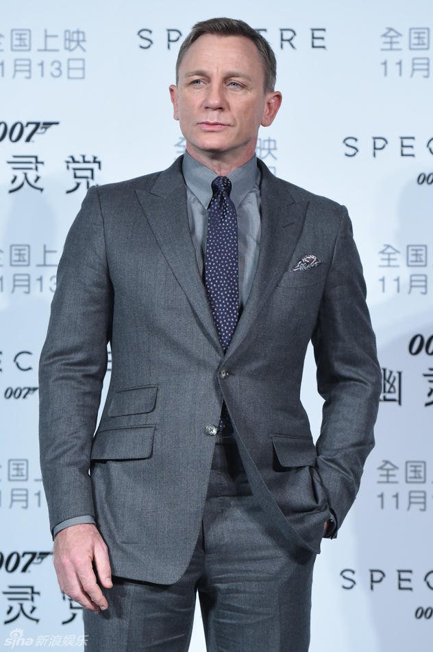 组图:《007:幽灵党》发布会丹尼尔克雷格帅气_高清图集_新浪网