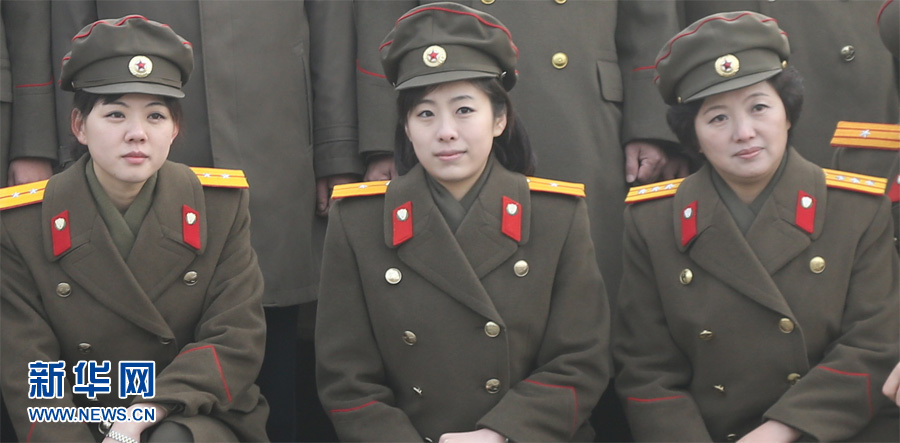 组图:朝鲜牡丹峰乐团美女来华进行首次国外公演