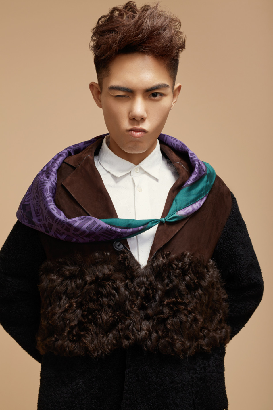 孙子涵冬日写真