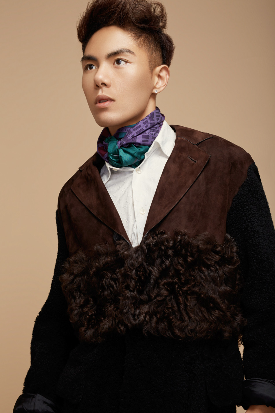 孙子涵冬日温暖写真