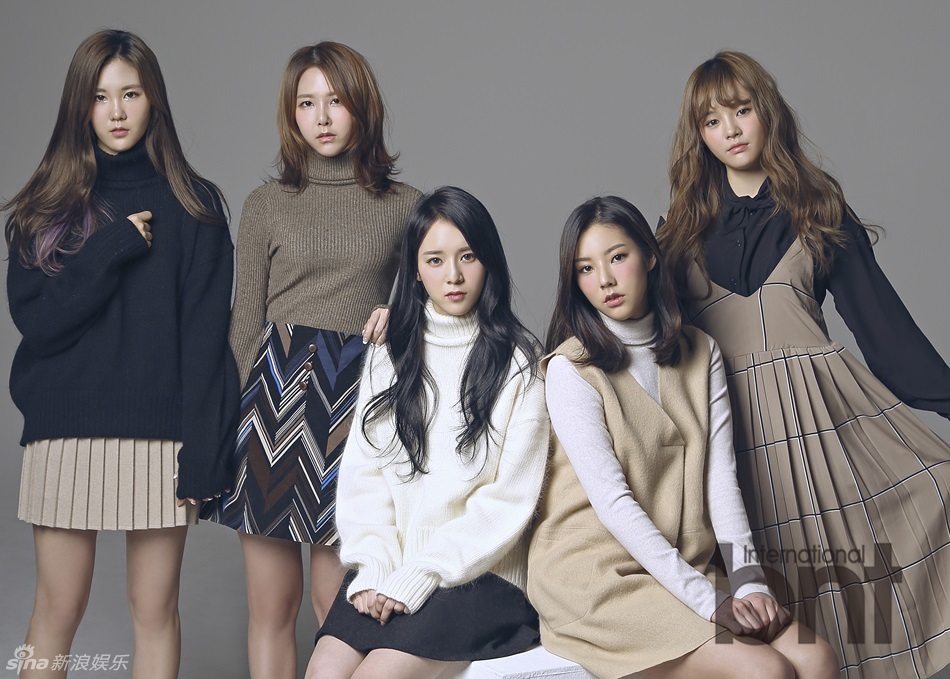 组图:韩女团unicorn拍写真 活力清新秀美腿_高清图集_新浪网