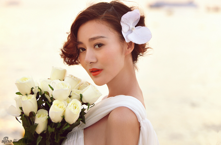 陈美霖海边写真