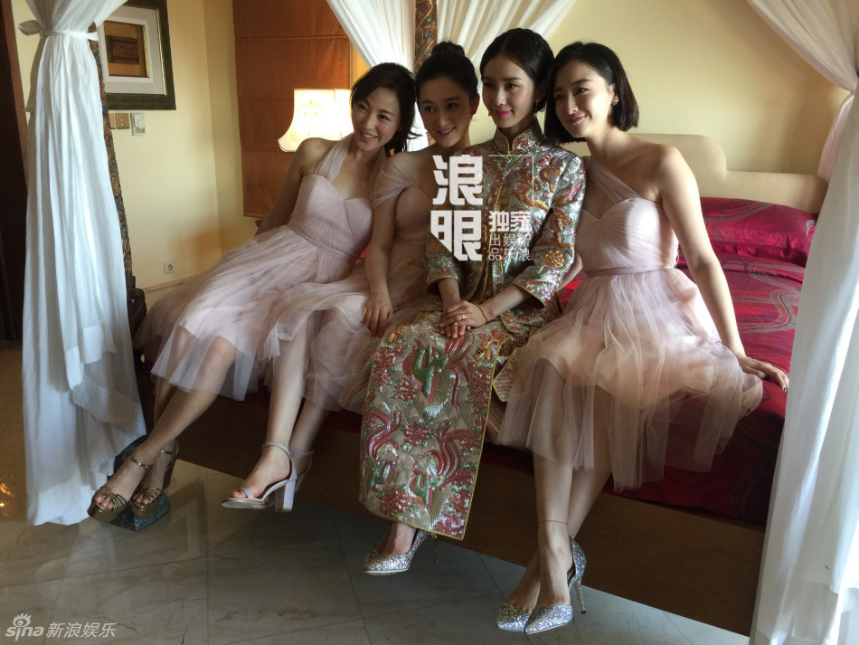 刘诗诗后宫伴娘团