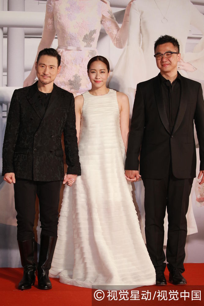 《暗色天堂》剧组张学友和林嘉欣