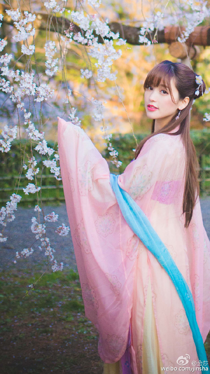 金莎晒古装美照_高清图集_新浪网