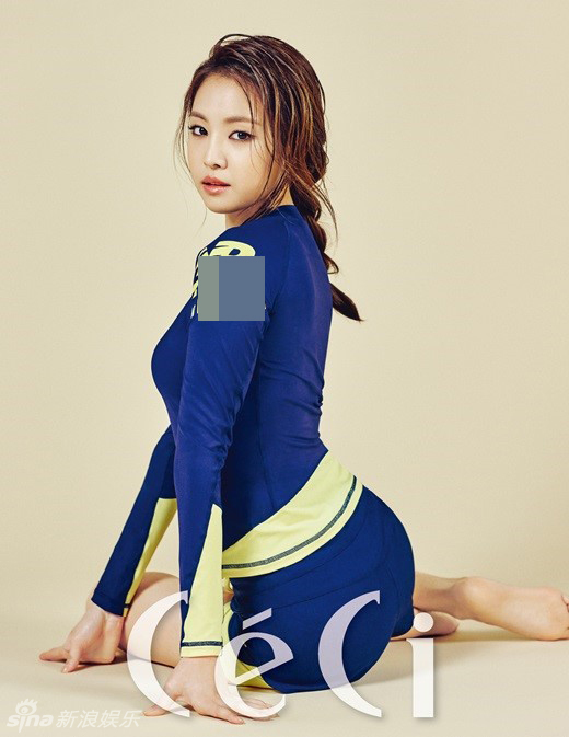 1 / 4 新浪娱乐讯 韩国女子组合a-pink成员孙娜恩