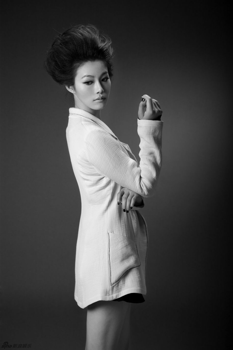 昔日超模演员于娜发福