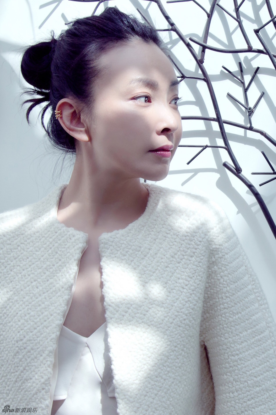 组图:刘威葳清爽街拍 知性优雅独具型格_高清图集_新浪网