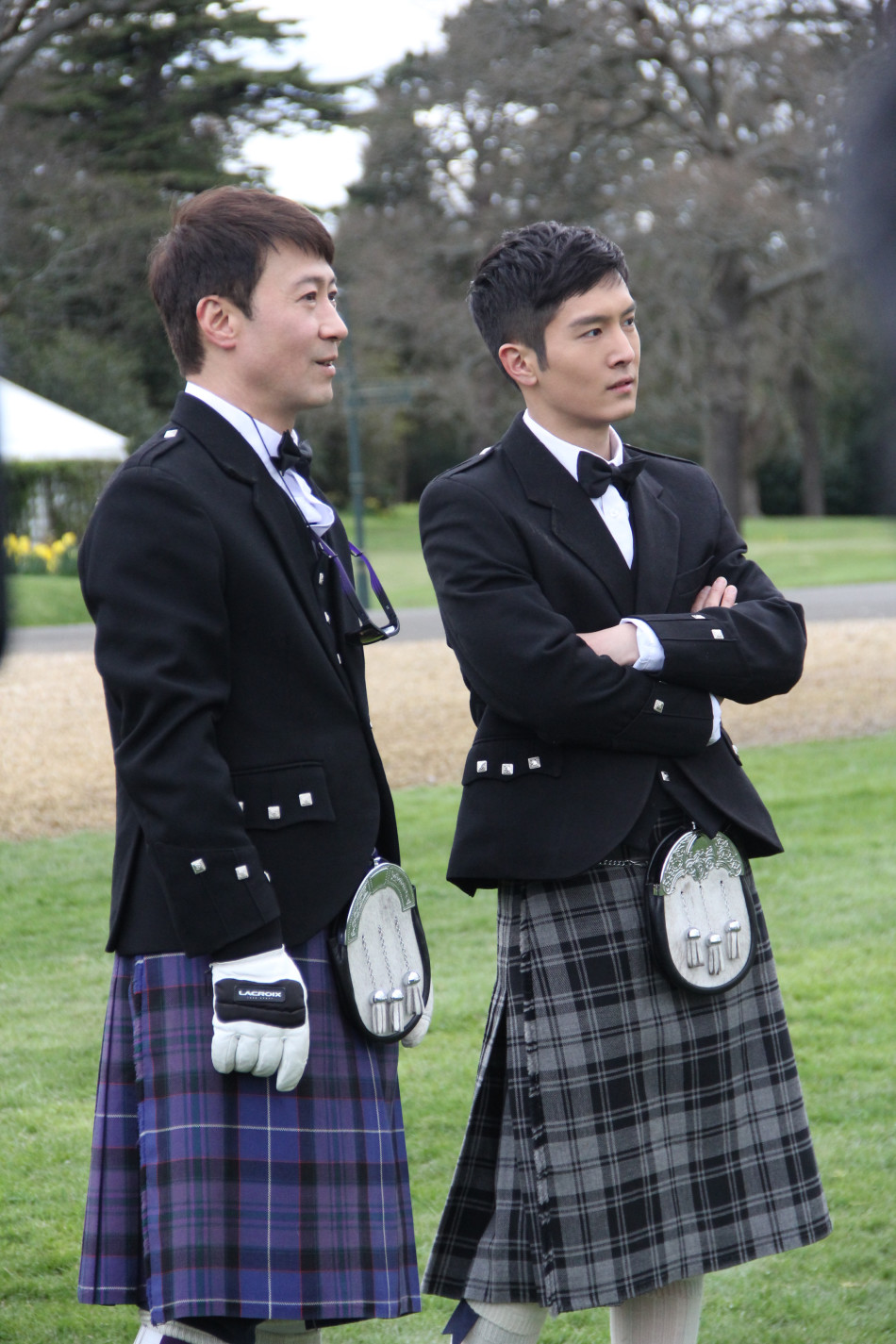 黎明穿苏格兰裙