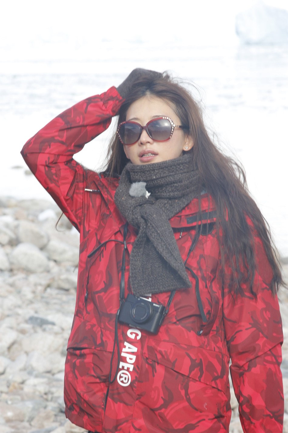 组图:林志玲雪中美如画似冰雪仙子_高清图集_新浪网