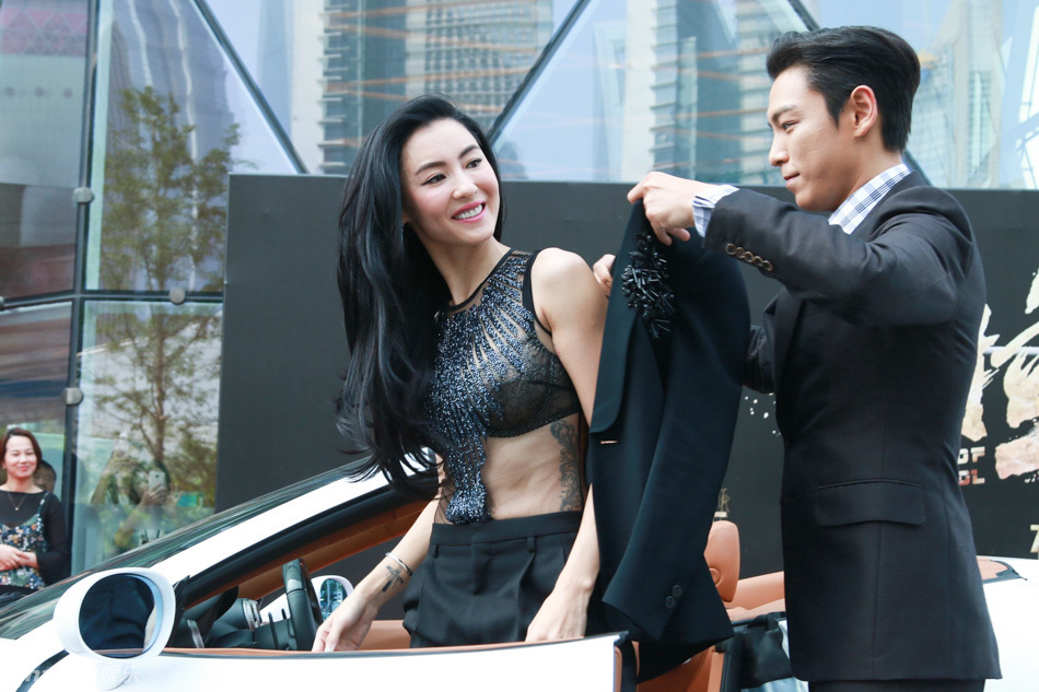 张柏芝半身透视超级性感