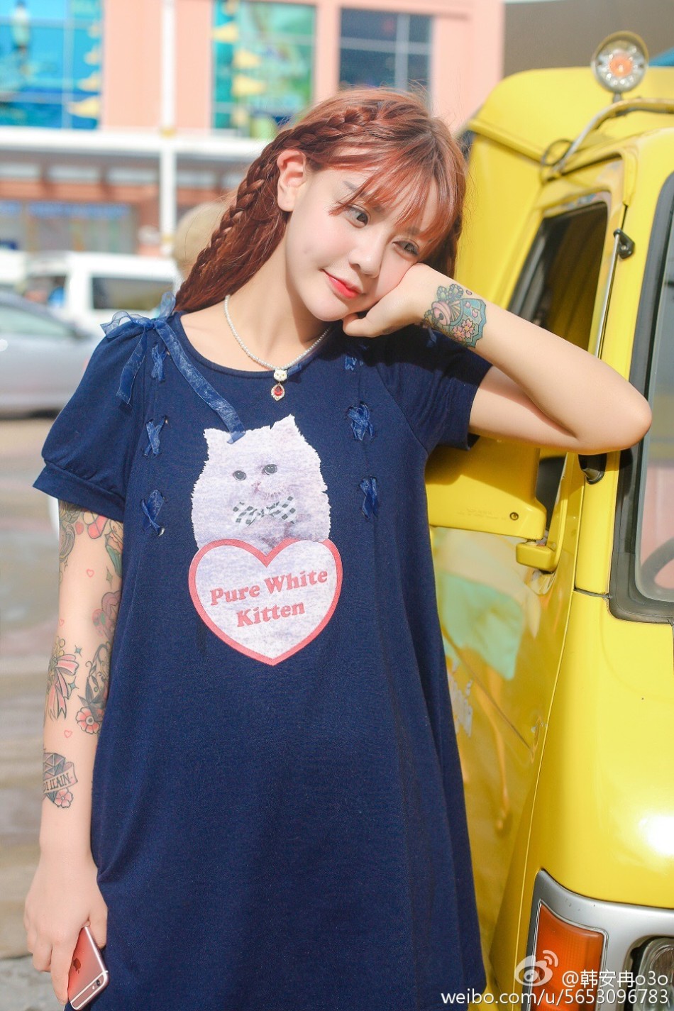 网红韩安冉q弹肉肉脸配大花臂_高清图集_新浪网