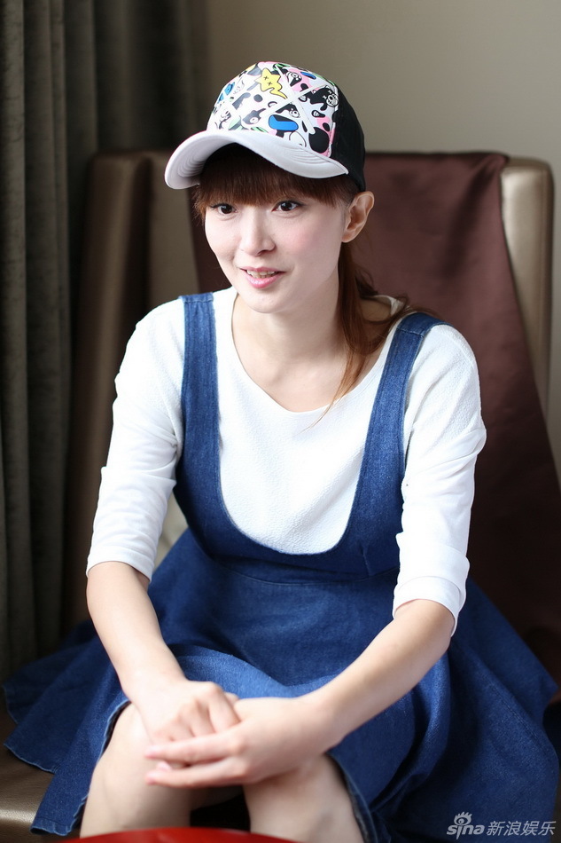 白若溪接受新浪娱乐独家采访