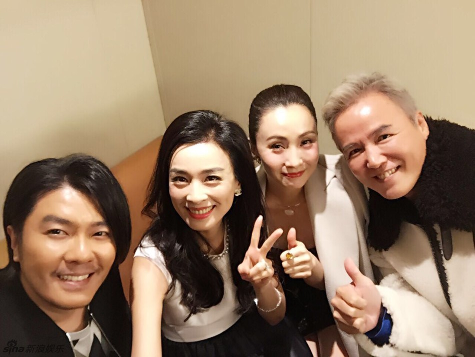 张庭林瑞阳陶虹阿杜合影