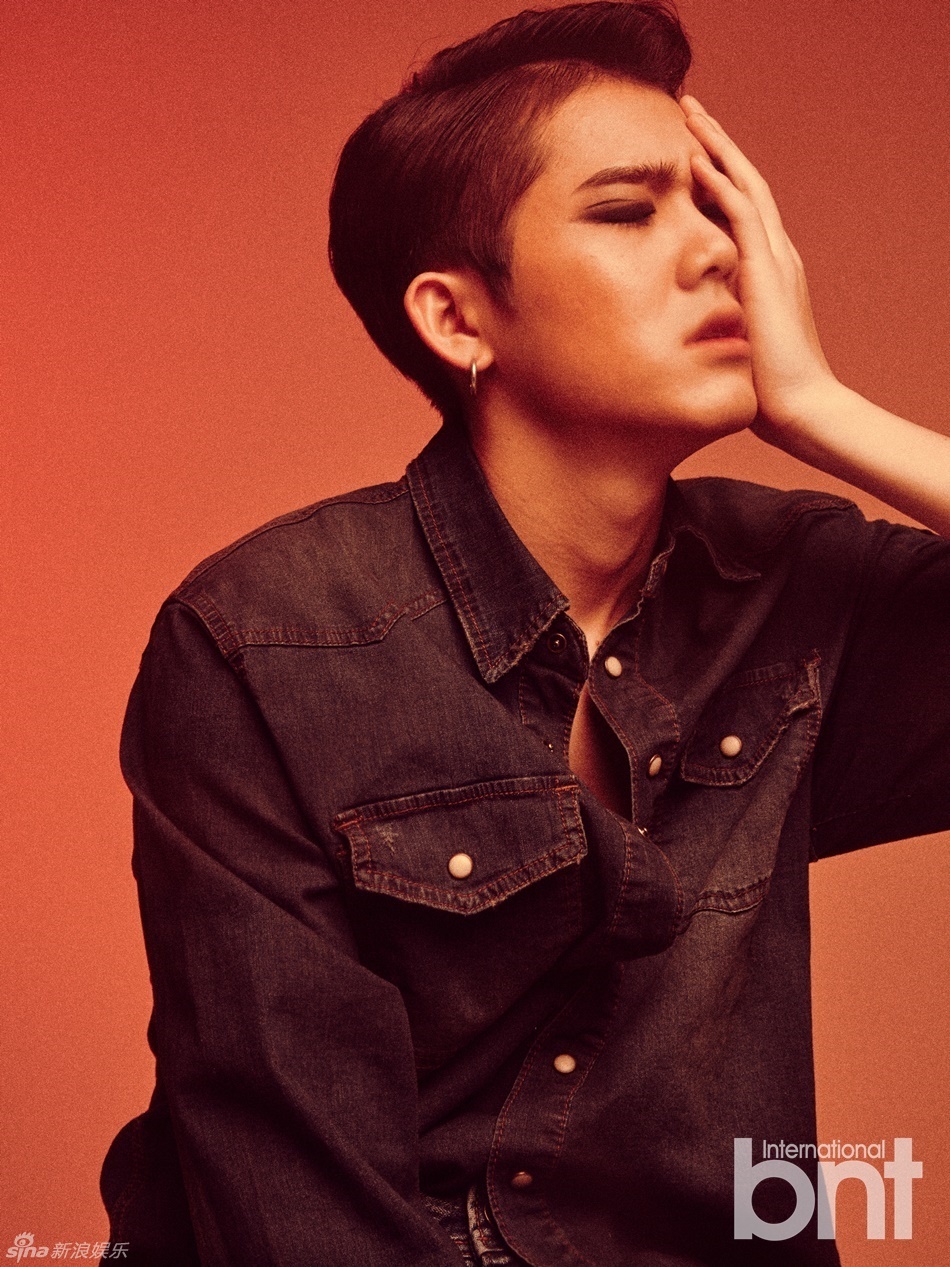 g成员benji拍写真 斑点妆独特_高清图集_新浪网