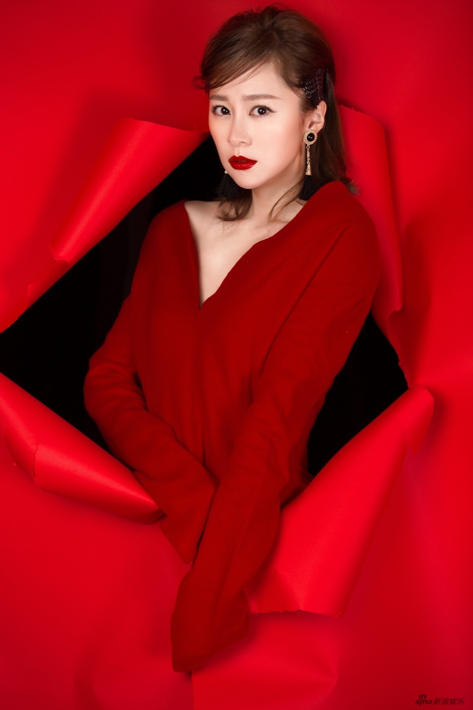 张棋惠新春写真红红火火