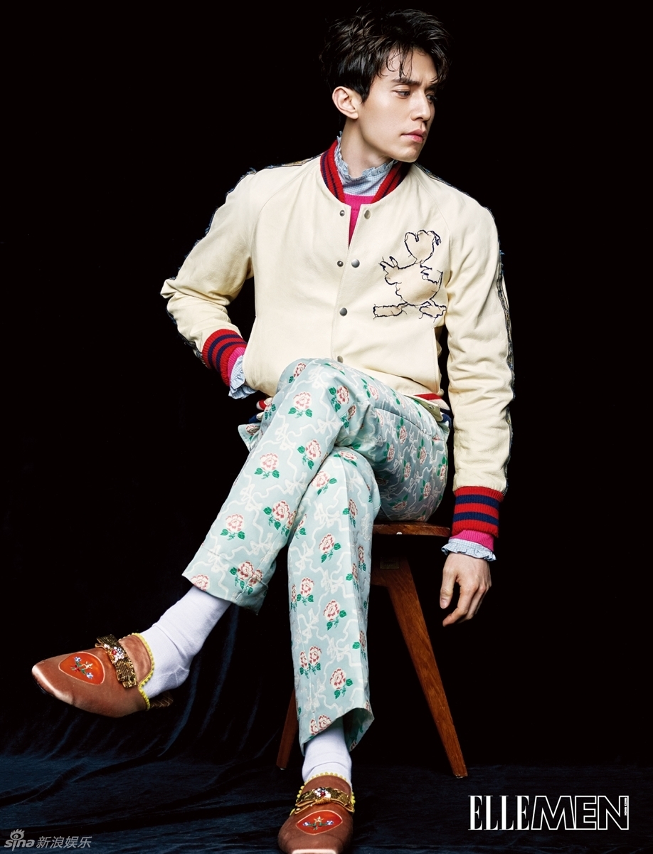 李栋旭春季写真登封面色彩大胆