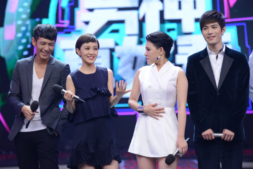 《小时代3》主创录制快乐大本营