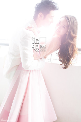 黄晓明Angelababy领证后唯美大片