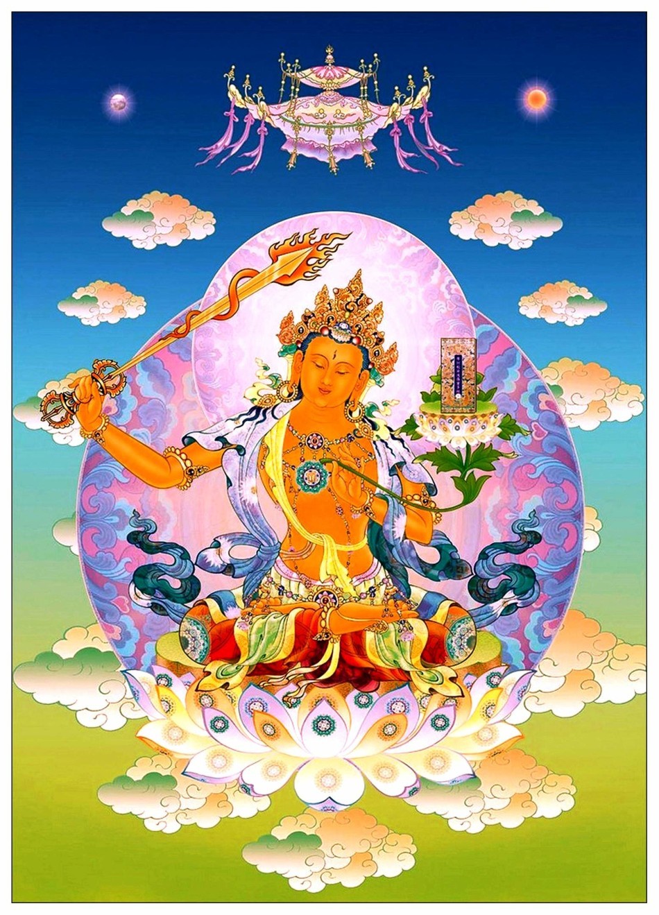 文殊菩萨精美圣像集