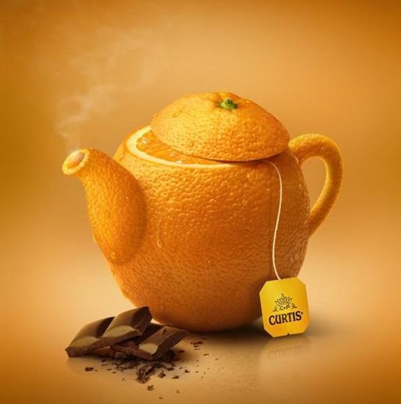 美味有趣的水果茶创意广告1