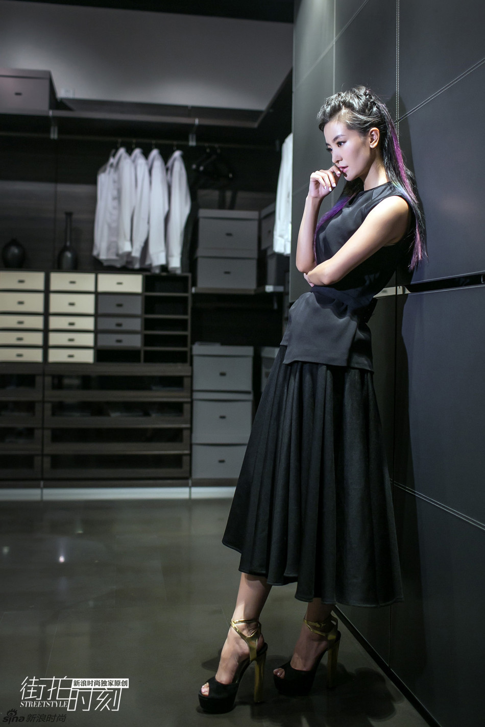 街拍时刻 李晟街拍甜美酷帅大转变