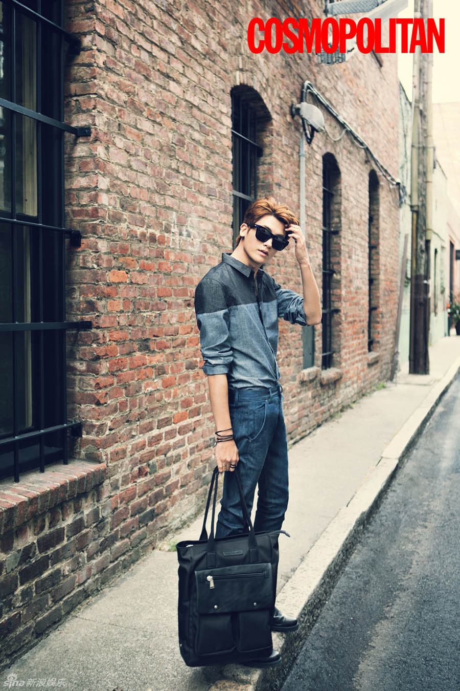 帝国之子朴炯植旧金山街头展型男魅力