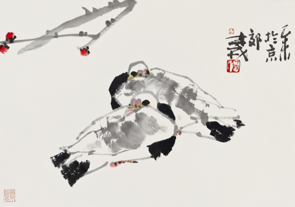 神与物游 意飘云外—写意画家裴士戎作品赏析_高清图集_新浪网