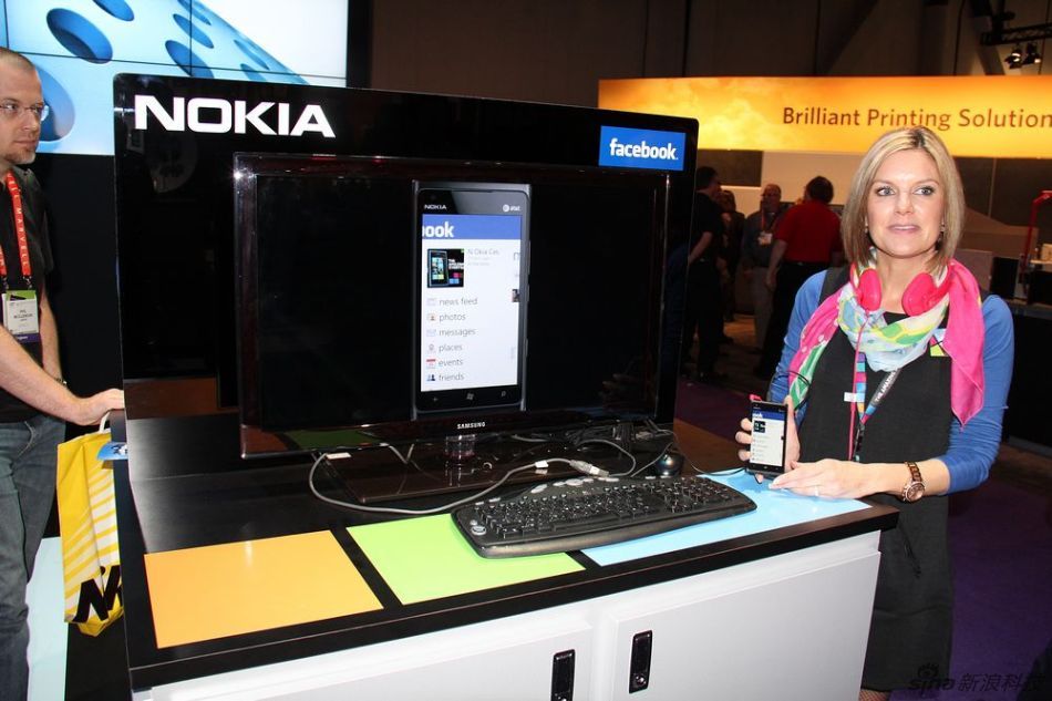 ces展台图集:诺基亚展台