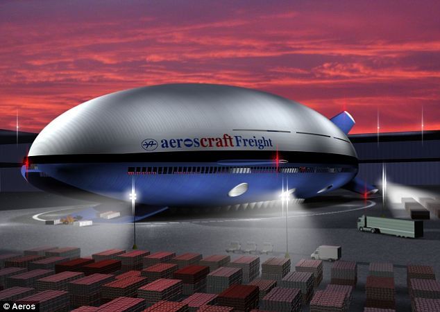 美研制新型硬式飞艇:垂直起降运载量达66吨