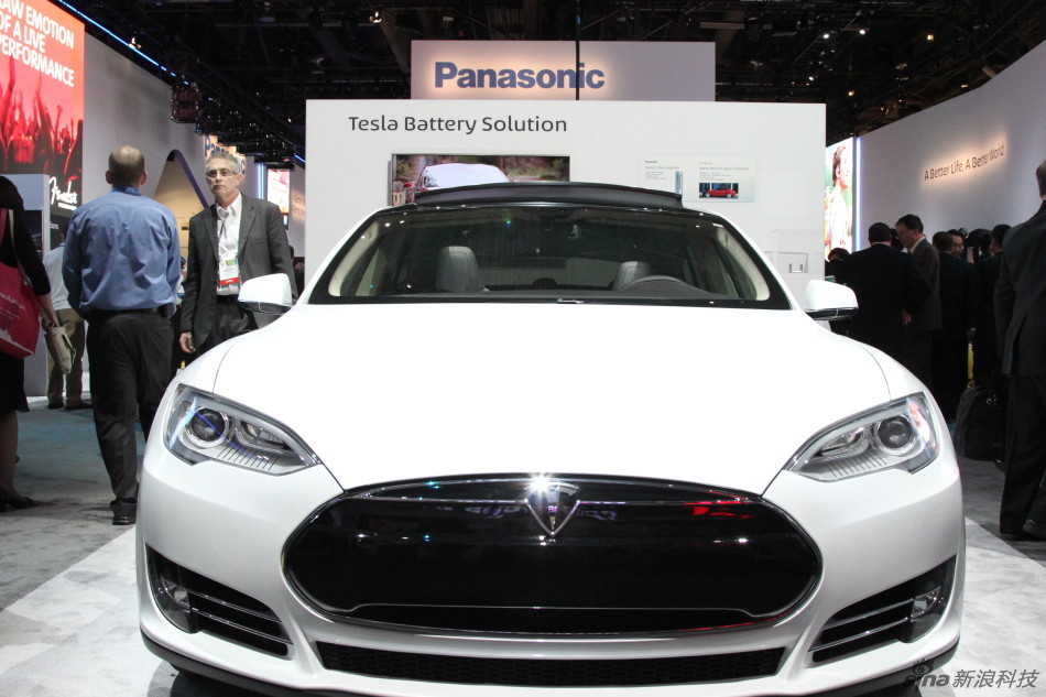 特斯拉Model S现场实拍