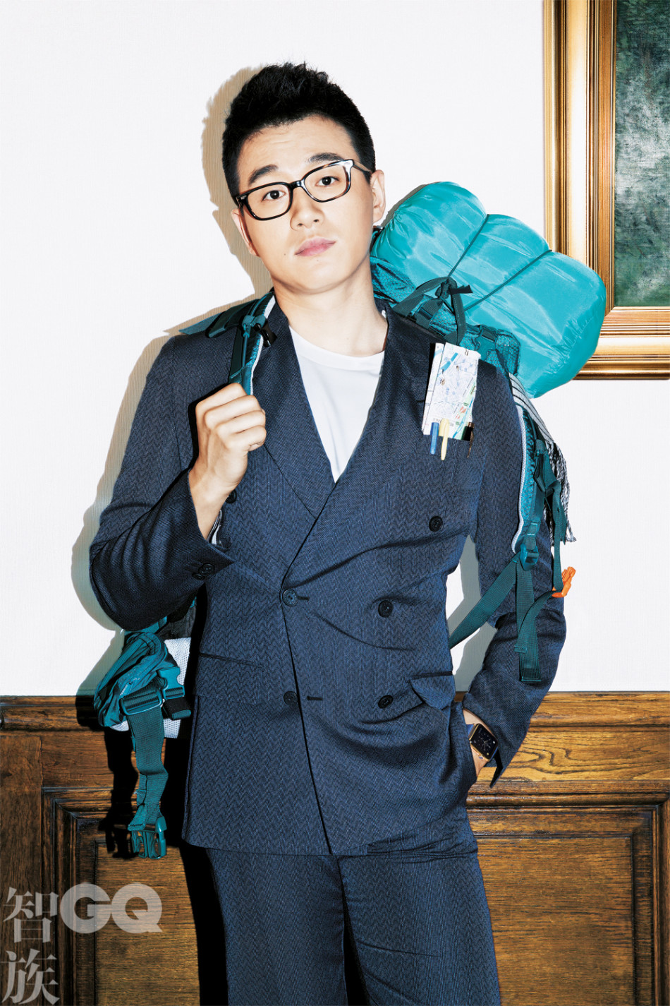 佟大为佩戴apple watch定制版现身杂志封面_高清图集_新浪网