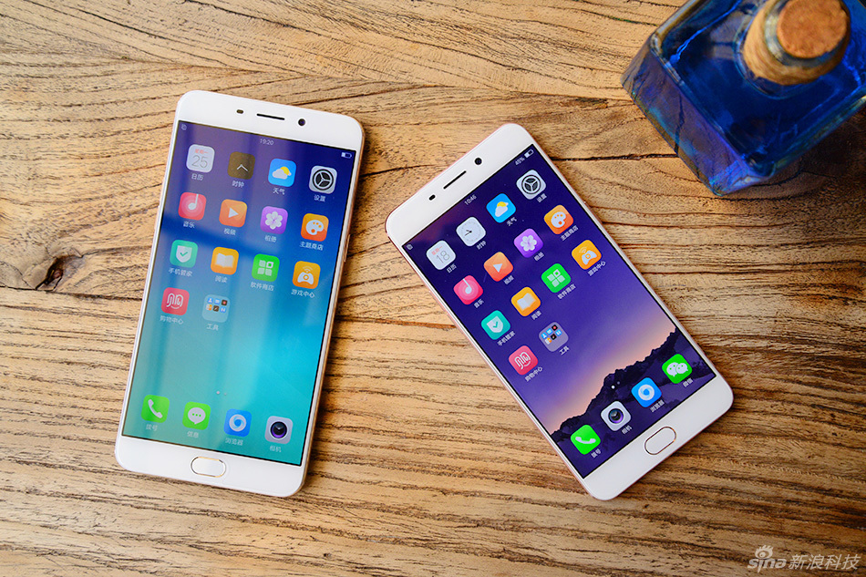 大屏窄边框 oppo r9 plus图赏_高清图集_新浪网