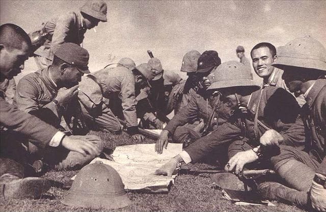 日军行军作战高清照