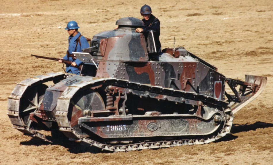 图说一战(六):第一次世界大战法国坦克