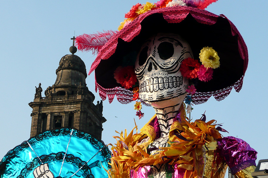 图游墨西哥亡灵节 印第安民族隆重庆祝的节日_高清图集_新浪网
