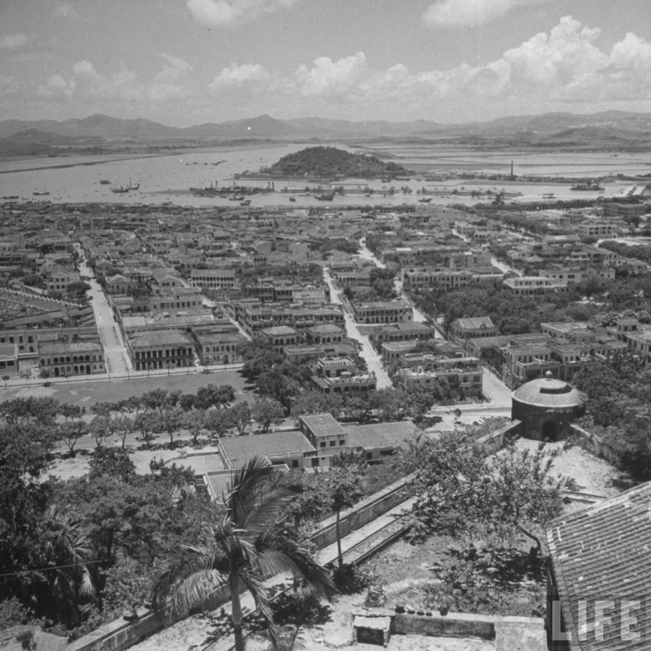 罕见老照片曝光:解放前中国各地城市俯瞰照(组图)