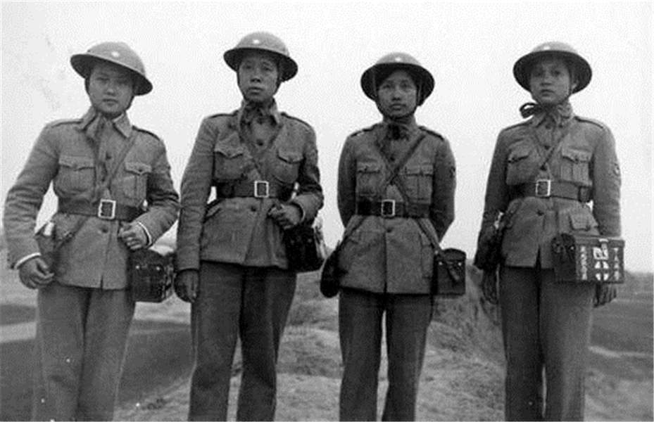 抗战时国民党女兵罕见老照片