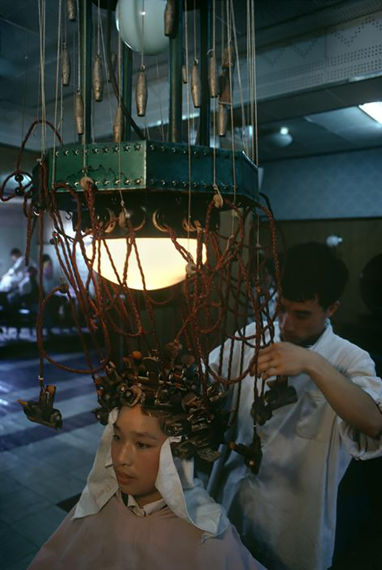 彩色相片中的七十年代中国