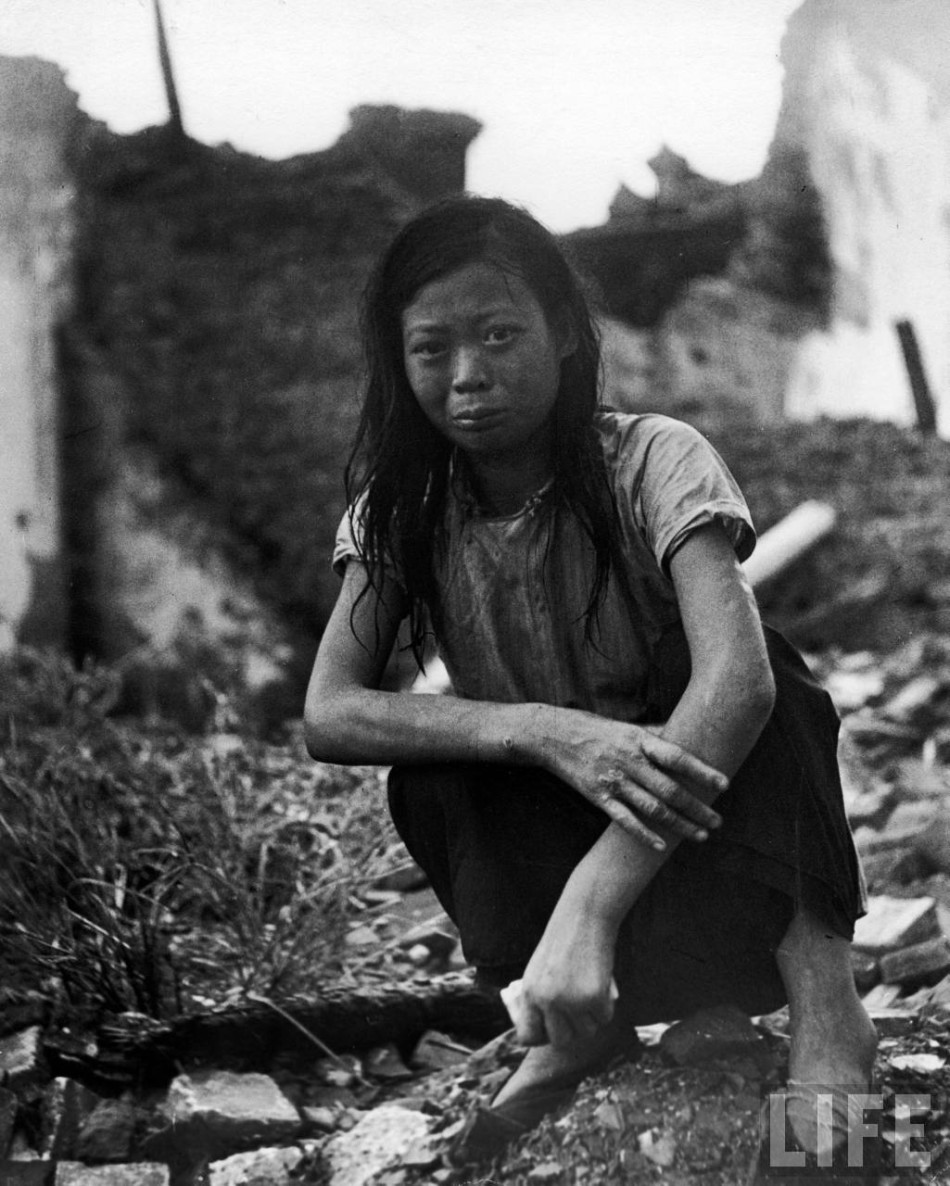 珍贵影像资料:抗战后被炸成废墟的桂林