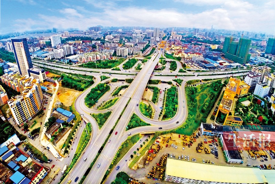 南宁立交盘点 空中看南宁桥