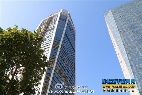 霸气防城港第一高楼现真容