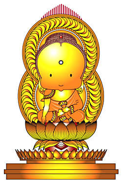 童心世界中的超萌卡通佛像