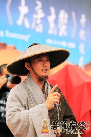 《大唐玄奘》项目发起人心海法师开示(图片来源:菩萨在线 摄影:慧空)