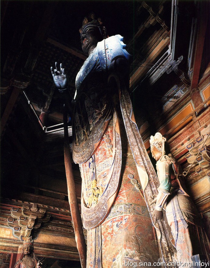 独乐寺观音阁十一面观音大像_高清图集_新浪网