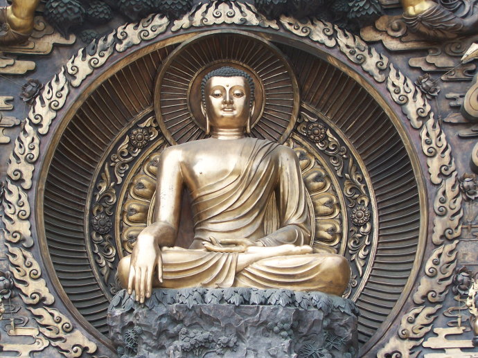 无锡灵山释迦牟尼佛降魔成道铜雕_高清图集_新浪网