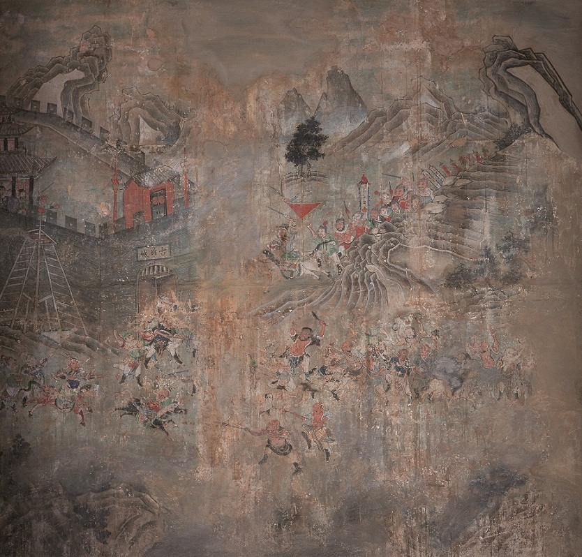 河南登封嵩山少林寺壁画