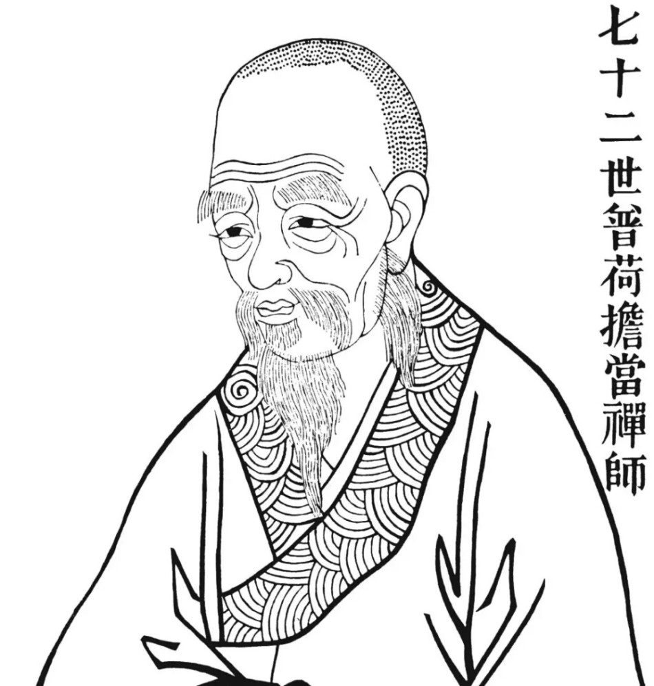 笔墨清奇的担当和尚禅意书画