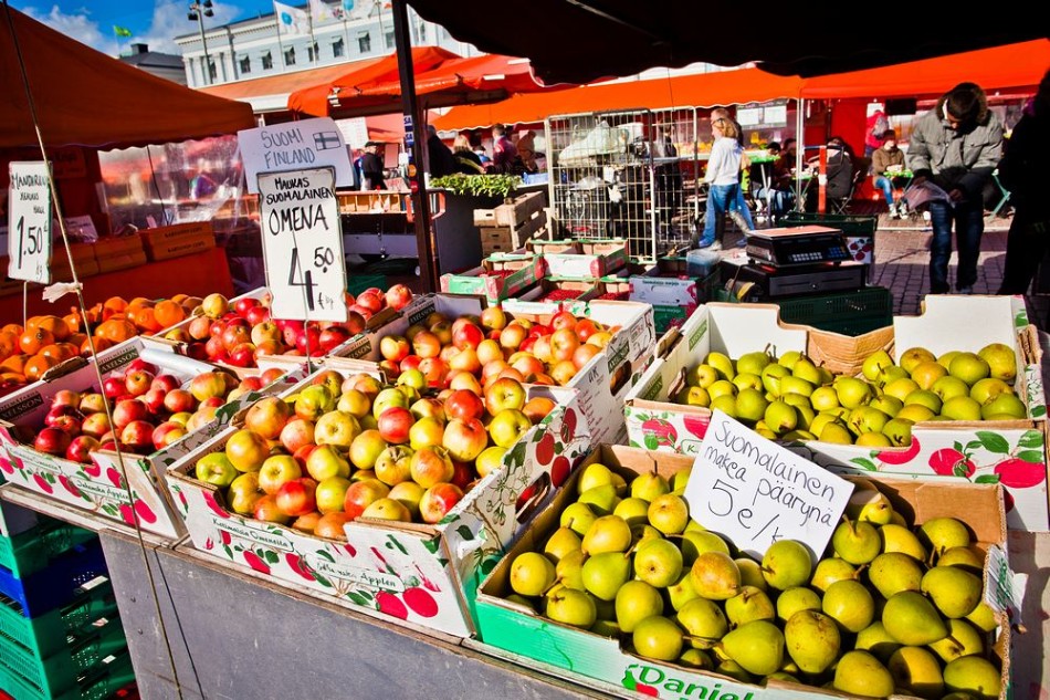 赫尔辛基南码头露天自由市场
